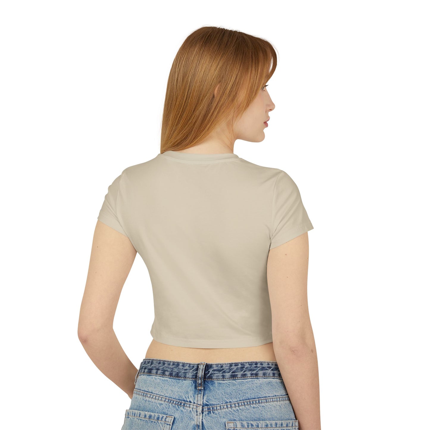 Spring Lamb line art women’s baby tee