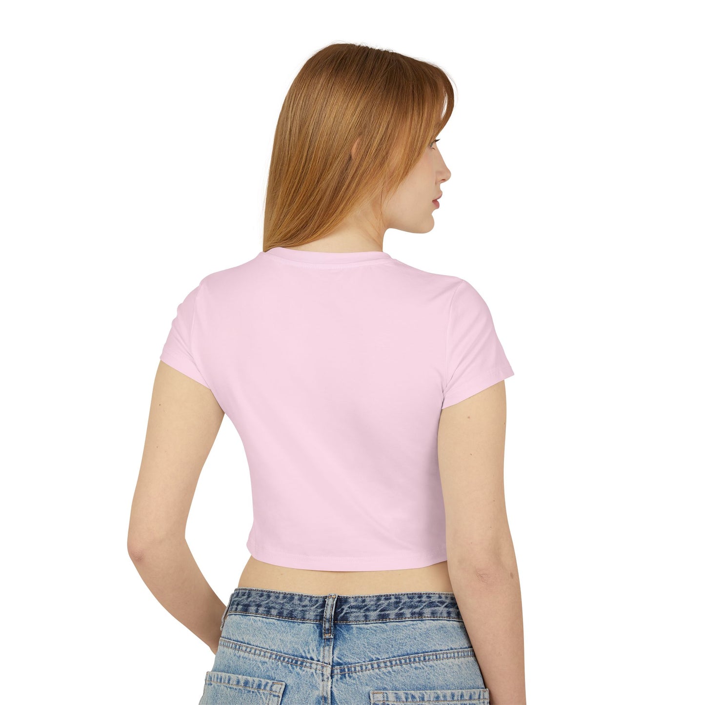 Spring Lamb line art women’s baby tee