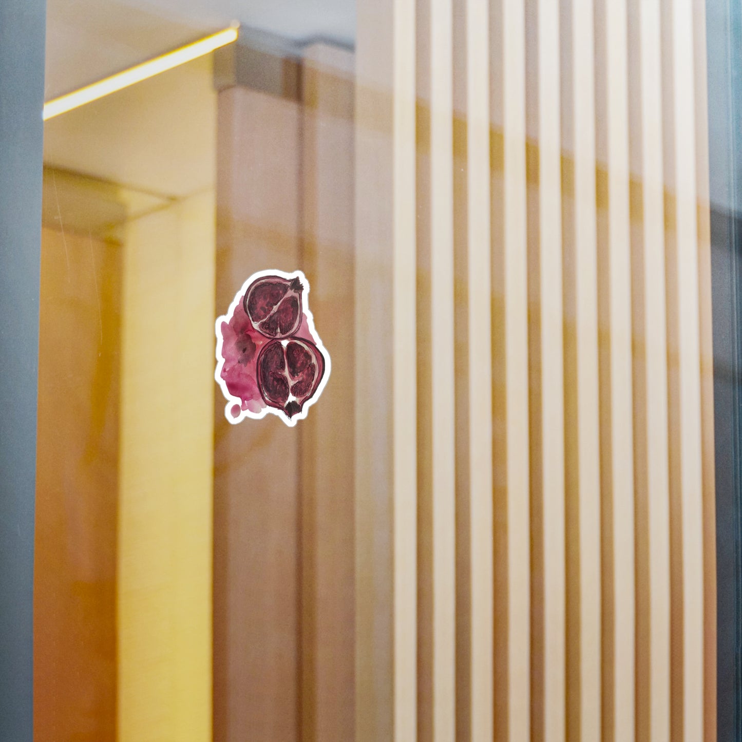 Pomegranate Sticker Kiss-Cut Vinyl Decals